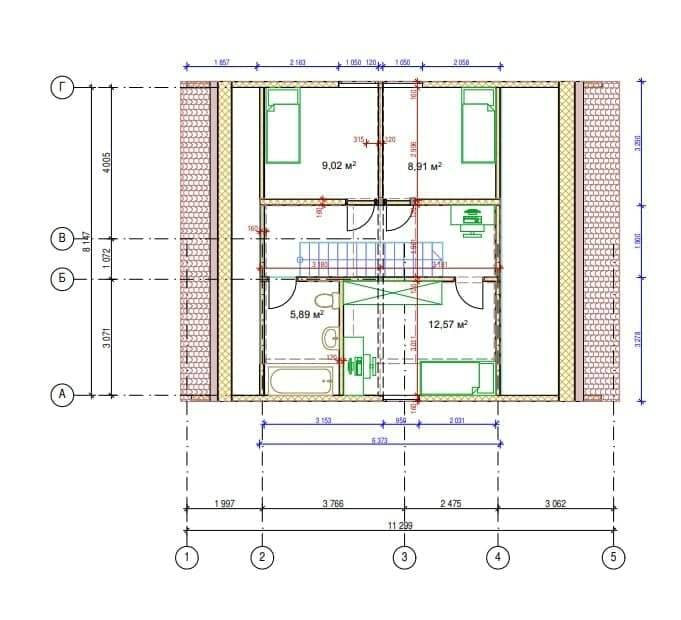 Проект "Ontario" - 142 м²