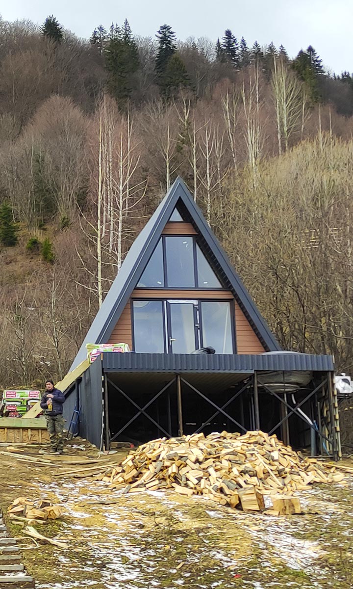 Проєкт "A-frame" 49 м²